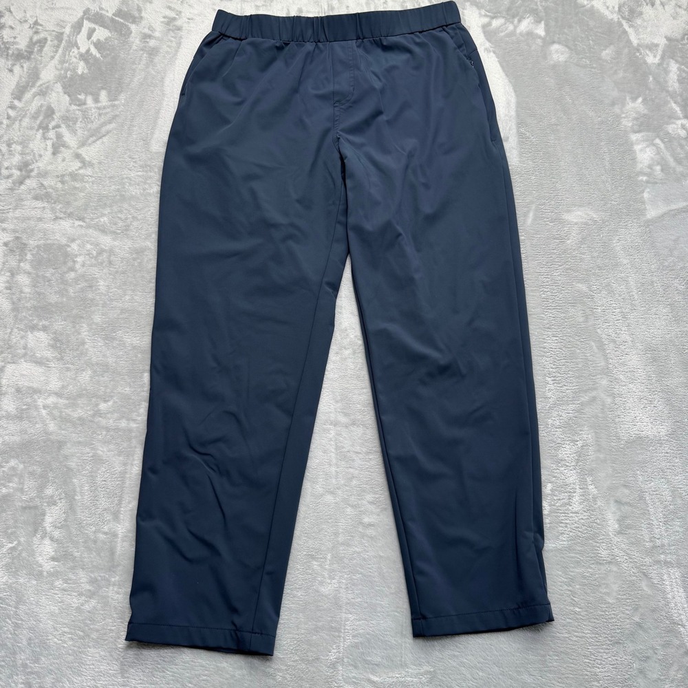 Cozy Earth Pants Women Large Navy Blue Coastal Comfort Stretch Lounge Trousers